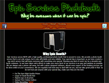 Tablet Screenshot of epic-booth.com